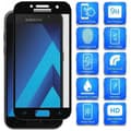 Miniatyrbild 1 av 3: 2-PACK Samsung A3 2017 Härdat Glas 0.26mm 2.5D 9H Fullframe