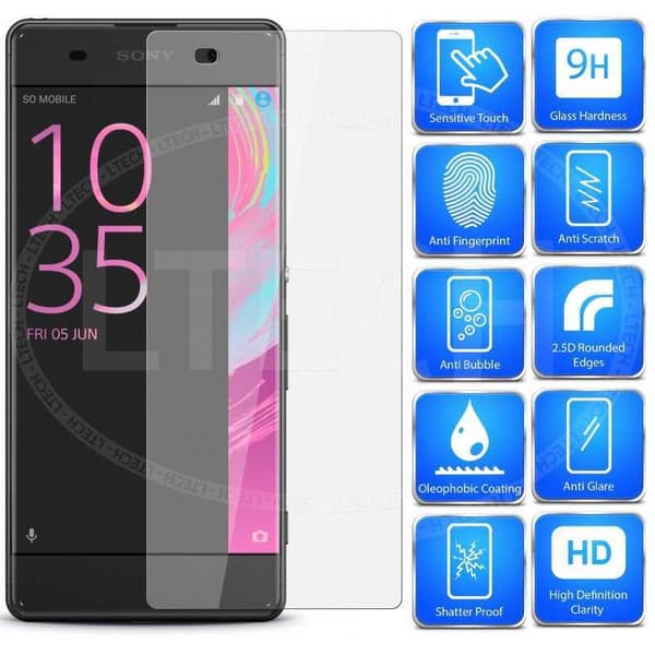 2-PACK Xperia X Performance karkaistu lasi 0,26mm 2,5D 9H