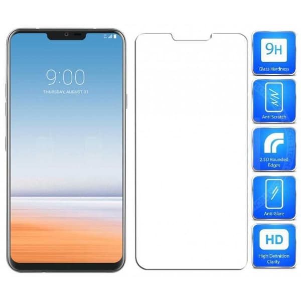 2-PACK LG G7 ThinQ karkaistu lasi 0,26mm 2,5D 9H