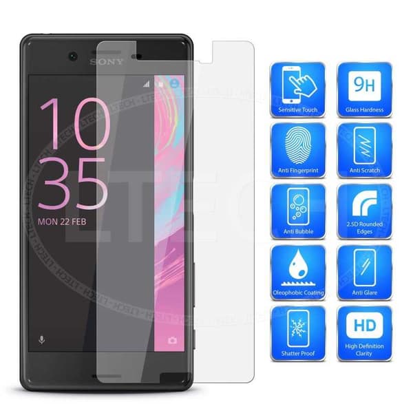 2-PACK Xperia X Compact karkaistu lasi 0,26mm 2,5D 9H