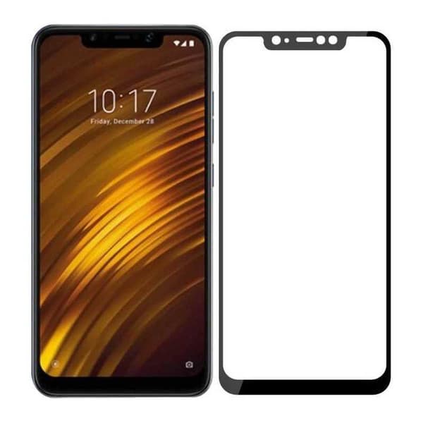 2-PACK Pocophone F1 hærdet glas 0,26 mm 2,5D 9H Fullframe