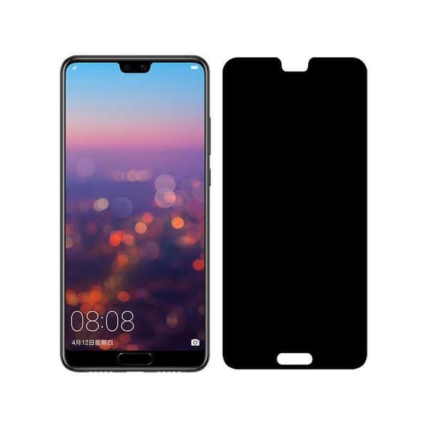 Huawei P20 Lite Privacy Hærdet glas 0,26 mm 2,5D 9H