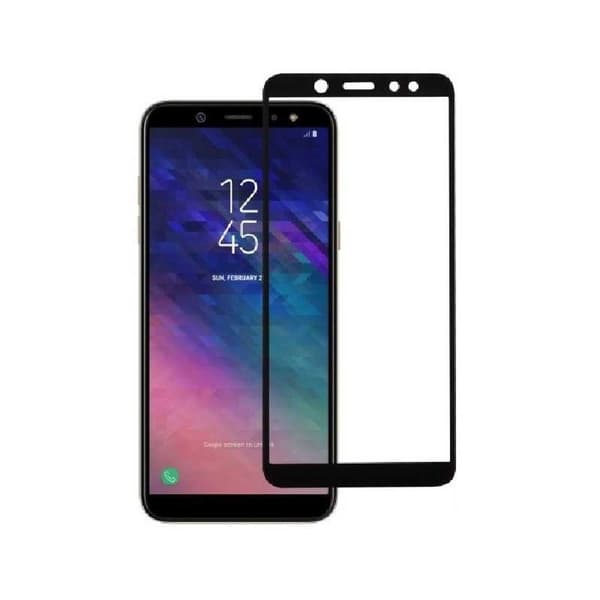Samsung A7 2018 hærdet glas 0,26 mm 2,5D 9H fuld ramme