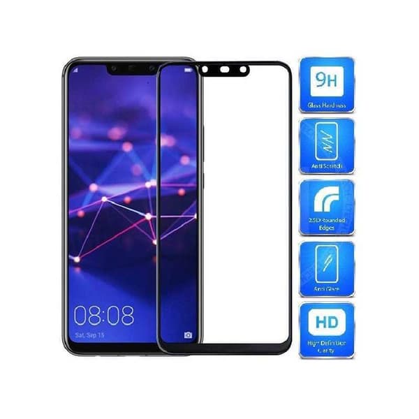 2-PACK Mate 20 karkaistu lasi 0,26 mm 2,5D 9H Fullframe HMA-L29