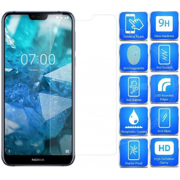 Nokia 7.1 Härdat glas 0.26mm 2.5D 9H
