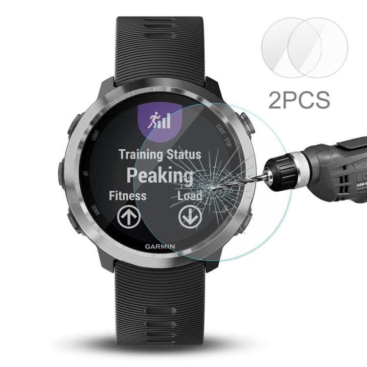 ENKAY Temperert Glass Garmin Forerunner 645 2-pk