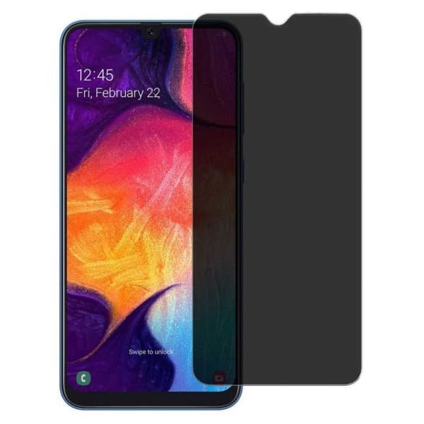 2-PACK Samsung A70 Privacy Hærdet glas 0,26 mm 2,5D 9H