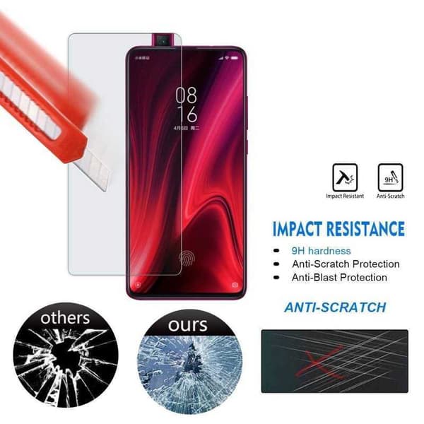 Xiaomi Mi 9T Härdat glas 0.26mm 2.5D 9H