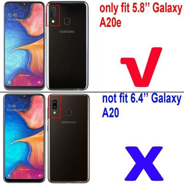 2-PACK Samsung A20e Härdat glas 0.26mm 2.5D 9H