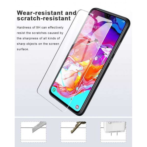 2-PACK Samsung A20e Härdat glas 0.26mm 2.5D 9H