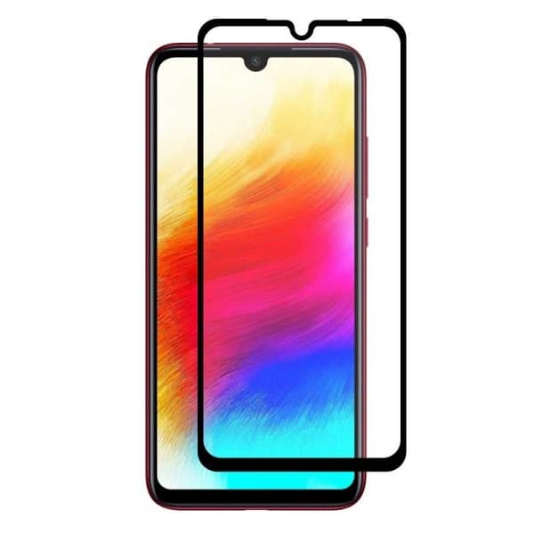 Redmi Note 7 Härdat Glas 0.26mm 2.5D 9H Fullframe