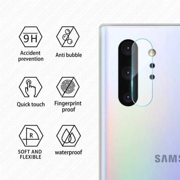 2-PACK Samsung Note 10 Plus Kameraskydd