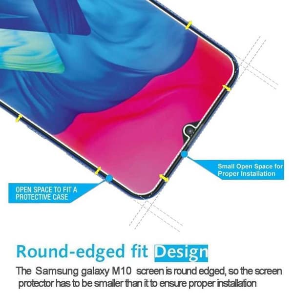 2-PACK Samsung A10 Härdat glas 0.26mm 2.5D 9H