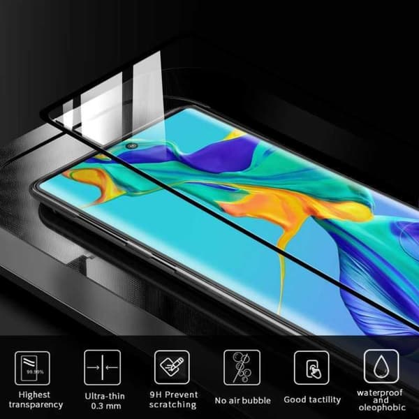 Samsung Note 10 Härdat Glas 3D 0.26mm 9H Fullframe