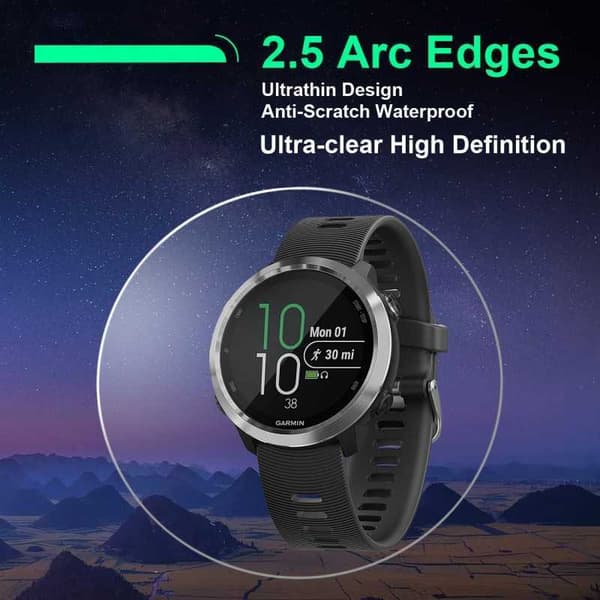 Garmin Forerunner 645 Härdat Glas 0.2mm 9H 2.5D