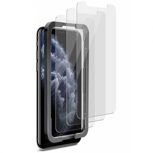 5-PACK iPhone 11 Pro Härdat glas 0.26mm 2.5D 9H Med Installations Ram