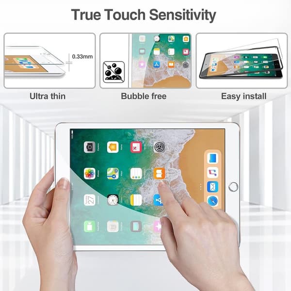 2X karkaistu lasi näytönsuoja iPad Pro 9,7" iPad 9,7" 2018 6th gen / 2017 5th gen, iPad Pro 9,7" 2016 ja iPad Air 2 / iPad Air