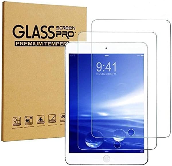 2X Skjermdeksel for herdet glass til iPad Pro 10,5 tommer