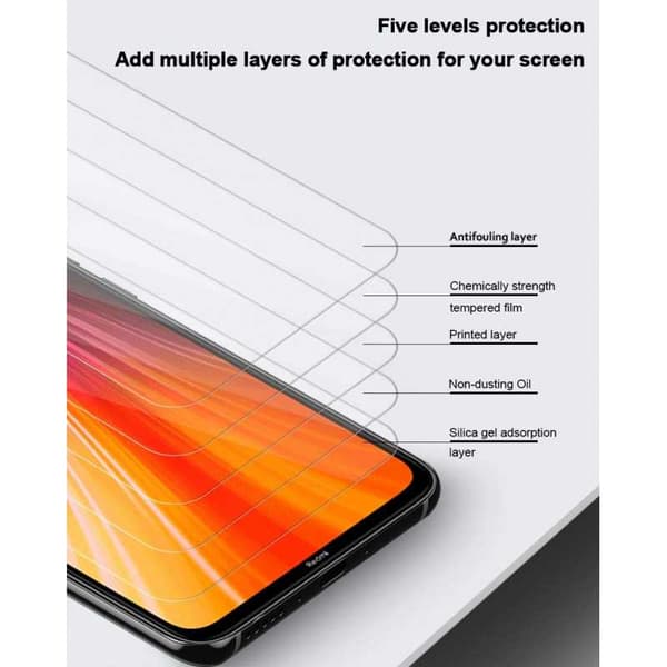2-PACK Redmi Note 8 Pro Härdat Glas 0.26mm 9H Fullframe