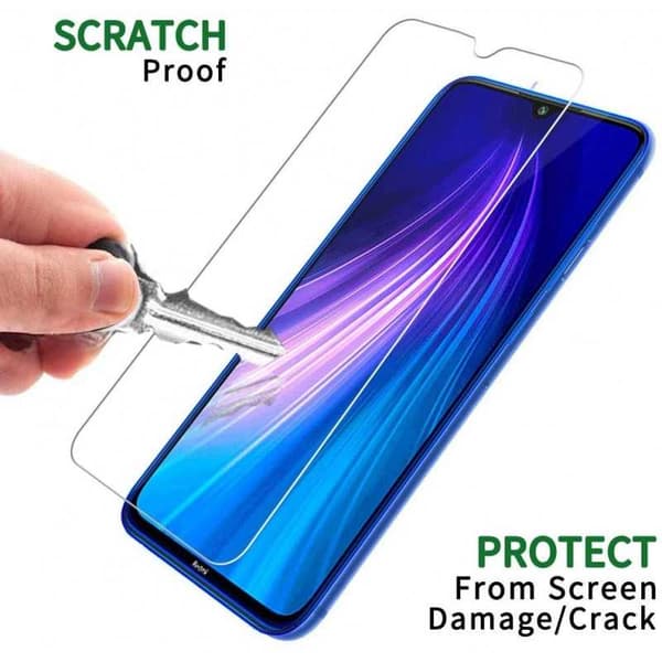 2-PACK Redmi Note 8 Härdat glas 0.26mm 2.5D 9H