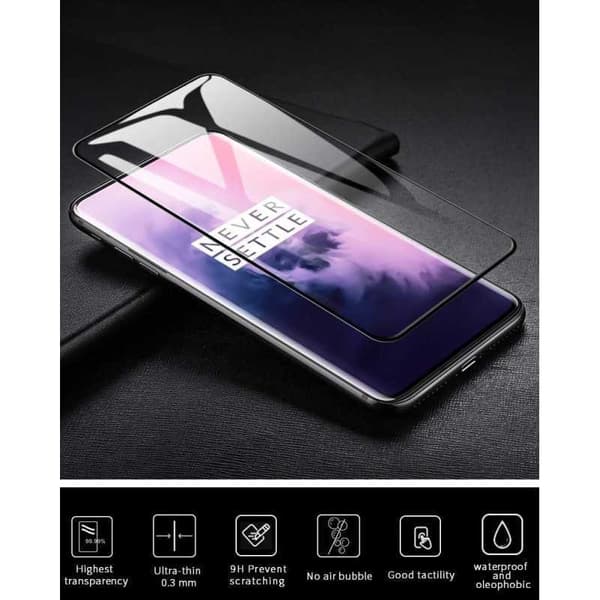 OnePlus 7T Pro Härdat Glas 3D 0.26mm 9H Fullframe
