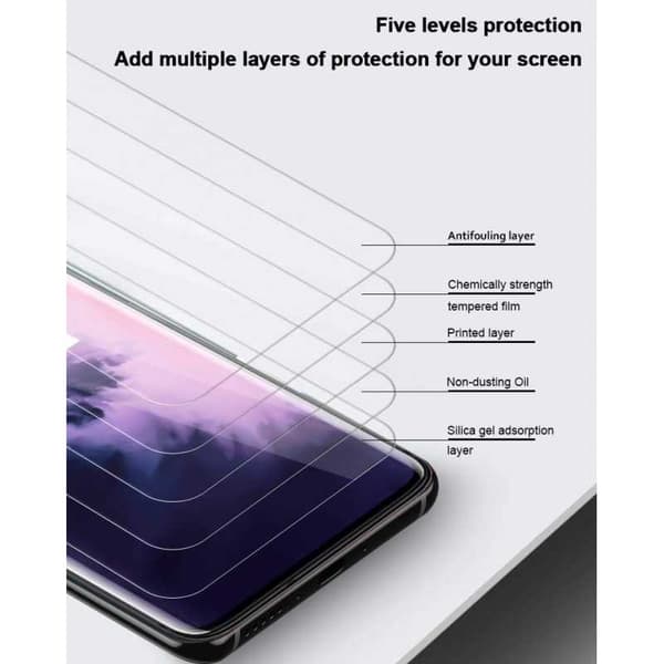 OnePlus 7T Pro Härdat Glas 3D 0.26mm 9H Fullframe