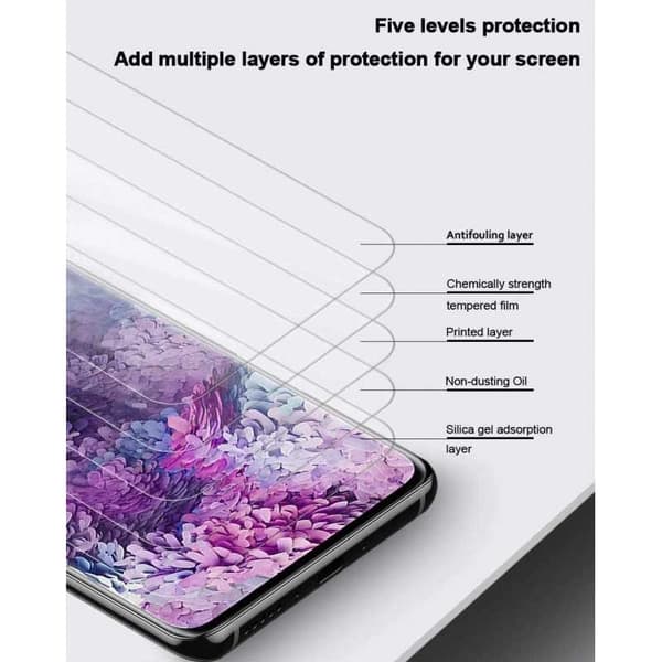 Samsung S20 Plus Härdat Glas 3D 0.26mm 9H Fullframe