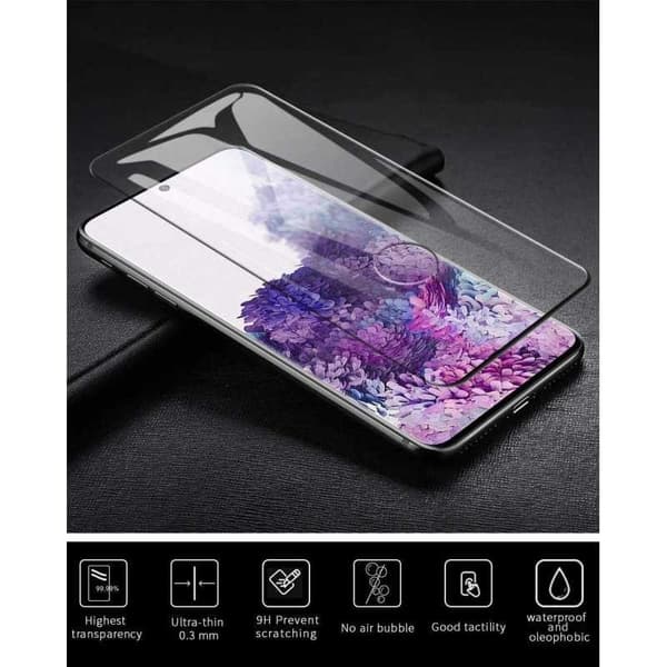 Samsung S20 Plus Härdat Glas 3D 0.26mm 9H Fullframe