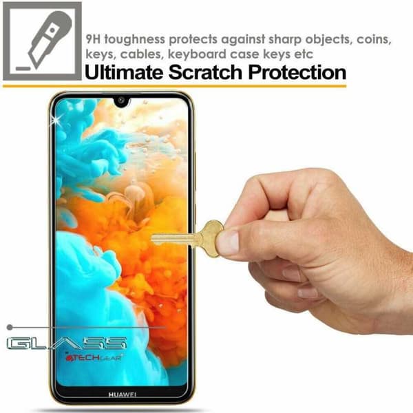 2-PACK Huawei Y6s karkaistu lasi 0,26mm 2,5D 9H