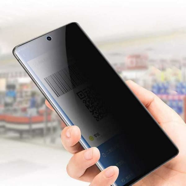 Samsung S20 Plus Privacy FullFrame hærdet glas 0,26 mm 3D 9H