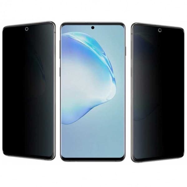 Samsung S20 Plus Privacy FullFrame hærdet glas 0,26 mm 3D 9H