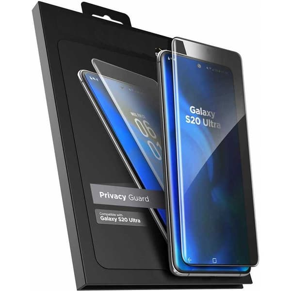 Samsung S20 Ultra Privacy FullFrame Härdat glas 0.26mm 3D 9H