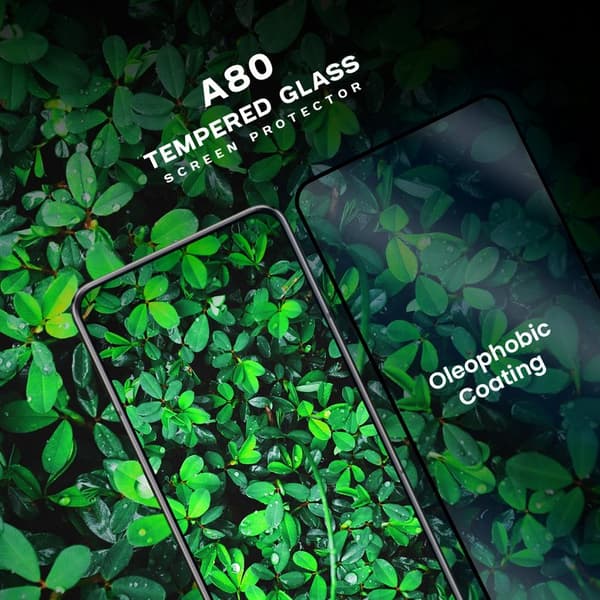 Samsung Galaxy A80 - Härdat Glas 9H - Super Kvalitet 3D Skärmskydd