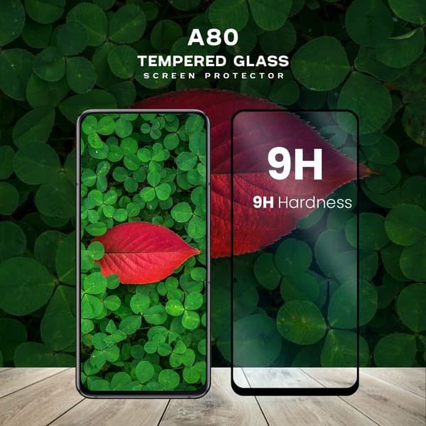 Samsung Galaxy A80 - Härdat Glas 9H - Super Kvalitet 3D Skärmskydd
