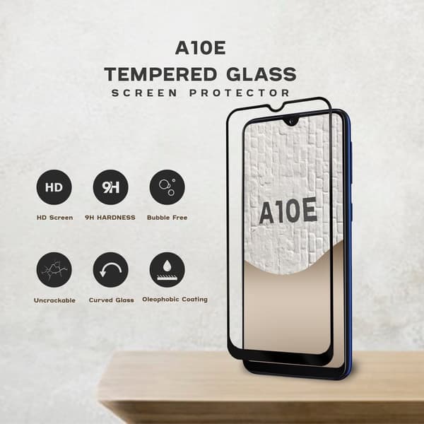 Samsung Galaxy A10e - Härdat Glas 9H - Super Kvalitet 3D Skärmskydd