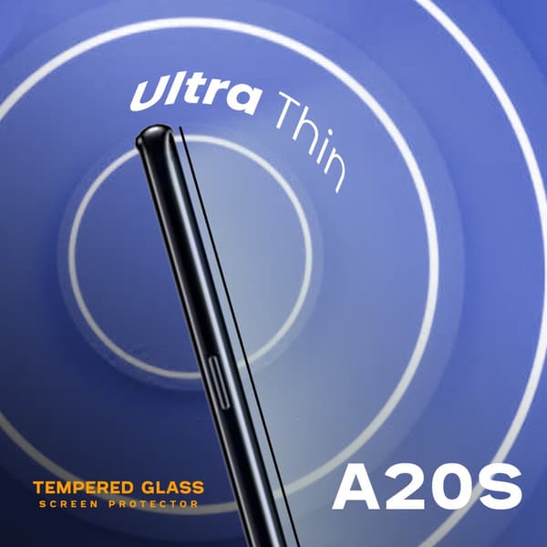 Samsung Galaxy A20s - Härdat Glas 9H - Super Kvalitet 3D Skärmskydd