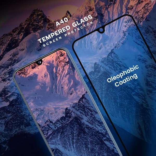 Samsung Galaxy A40 - Härdat Glas 9H - Super Kvalitet 3D Skärmskydd