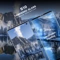 Miniatyrbild 5 av 5: Samsung Galaxy S10 - Härdat glas 9H – Super kvalitet 3D Skärmskydd