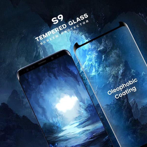 Samsung Galaxy S9 - Härdat Glas 9H - Super Kvalitet 3D Skärmskydd