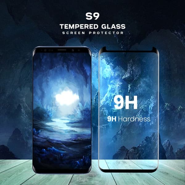 Samsung Galaxy S9 - Härdat Glas 9H - Super Kvalitet 3D Skärmskydd