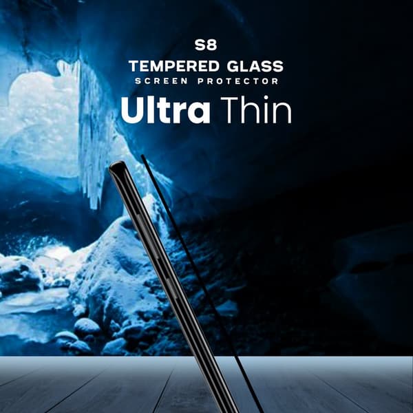 Samsung Galaxy S8 - Härdat glas 9H – Super kvalitet 3D Skärmskydd