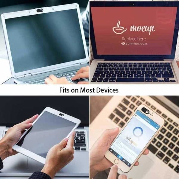 4-PACK Webcam Beskyttelse til bærbare computere / iPad