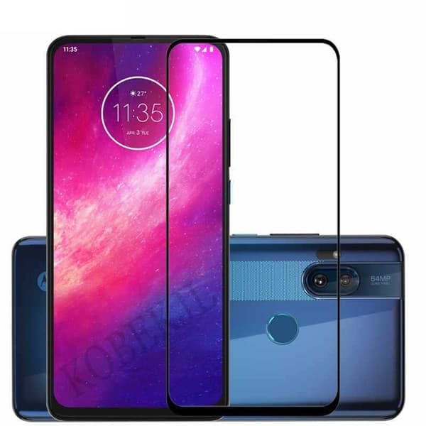 2-PACK Motorola One Hyper Härdat Glas 0.26mm 2.5D 9H Fullframe