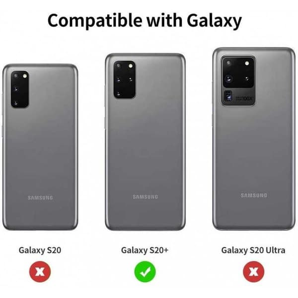 2-PACK Samsung S20 Plus Kamera Skydd Linsskydd