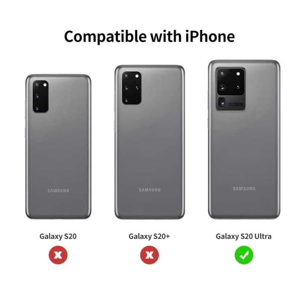 2-PACK Samsung S20 Ultra Kamerabeskyttelse Lensbeskyttelse