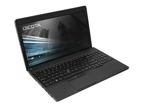 DICOTA - Notebookpersonvernsfilter - 2-veis - innstikksdel/klebemiddel - 15,6" bredde - svart