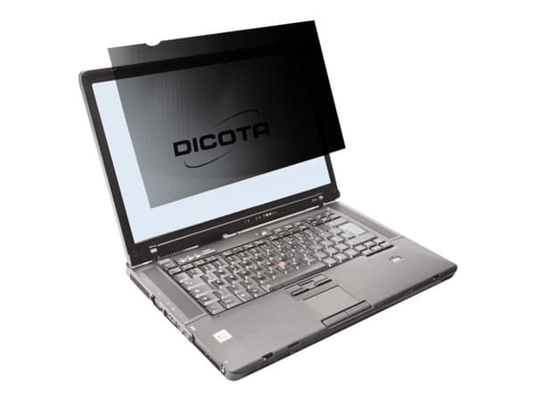 DICOTA - Notebookpersonvernsfilter - 2-veis - innstikksdel/klebemiddel - 15,6" bredde - svart