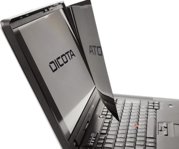 DICOTA - Notebookpersonvernsfilter - 2-veis - innstikksdel/klebemiddel - 14" bredde - svart