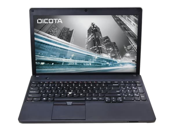 DICOTA - Notebookpersonvernsfilter - 2-veis - klebemiddel - 15,6" bredde - svart