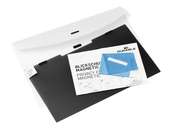 DURABLE - Notebookpersonvernsfilter - 2-veis - avtakbar - magnetisk - 13.3" - anthracite-gray Antrasitt